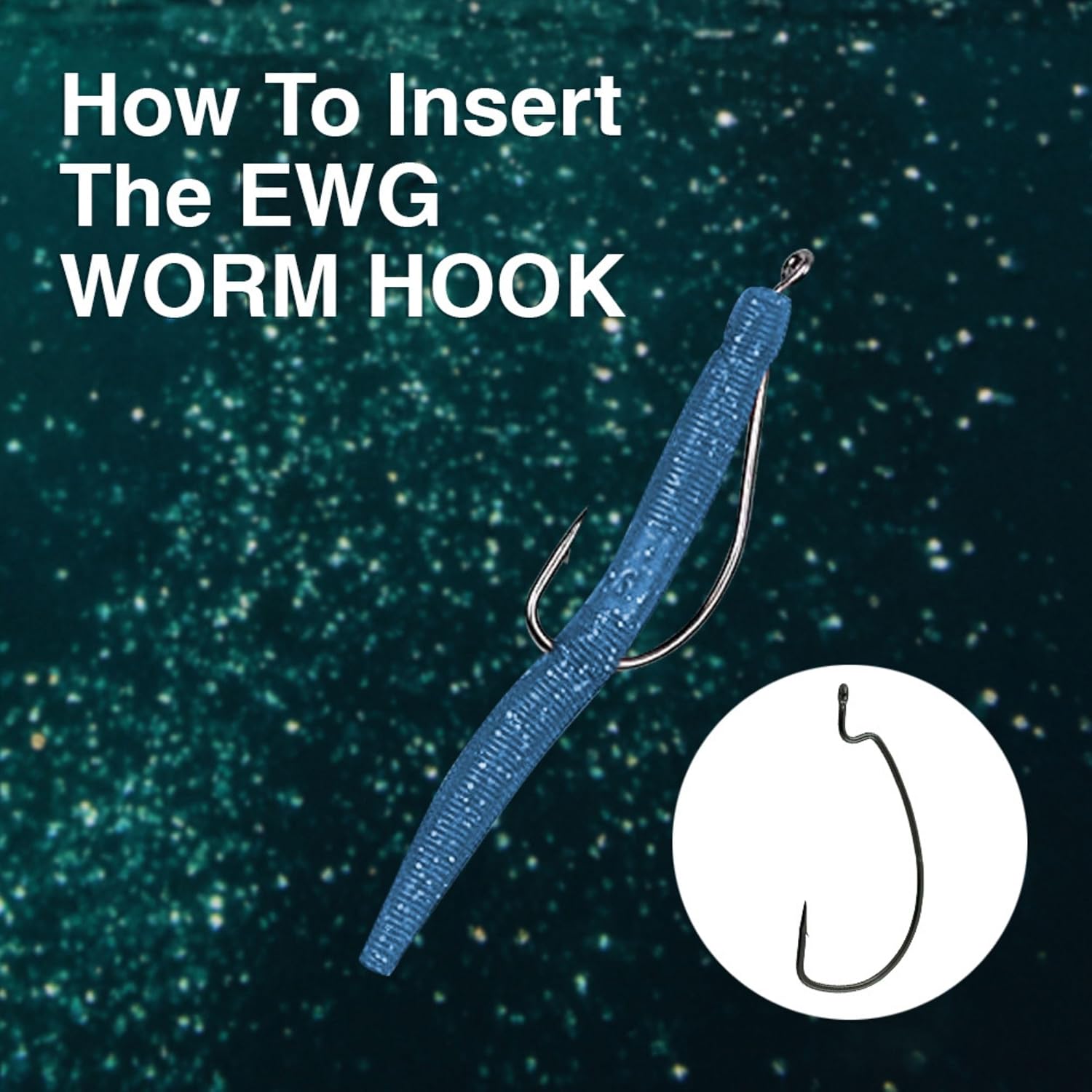 Reaction Tackle Offset EWG Worm Hooks - Super Strong Wide Gap Texas Rig Hooks for Soft Plastic Baits - High Carbon Steel Bass Fishing Hooks (25-Pack) - Image 6