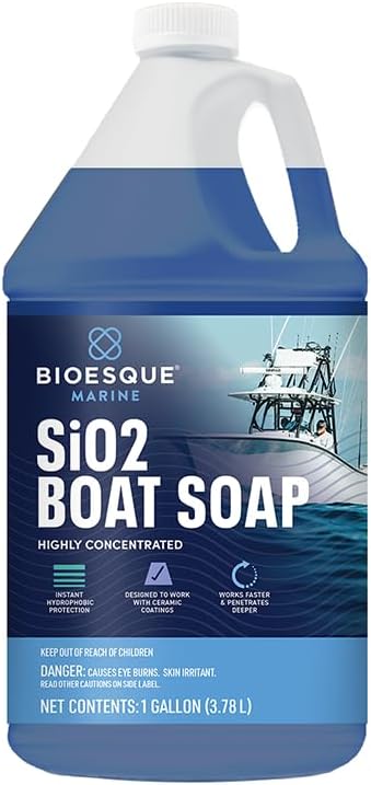 Bioesque Marine Pro SiO2 Boat Soap, 1 Gallon (Pack of 1)