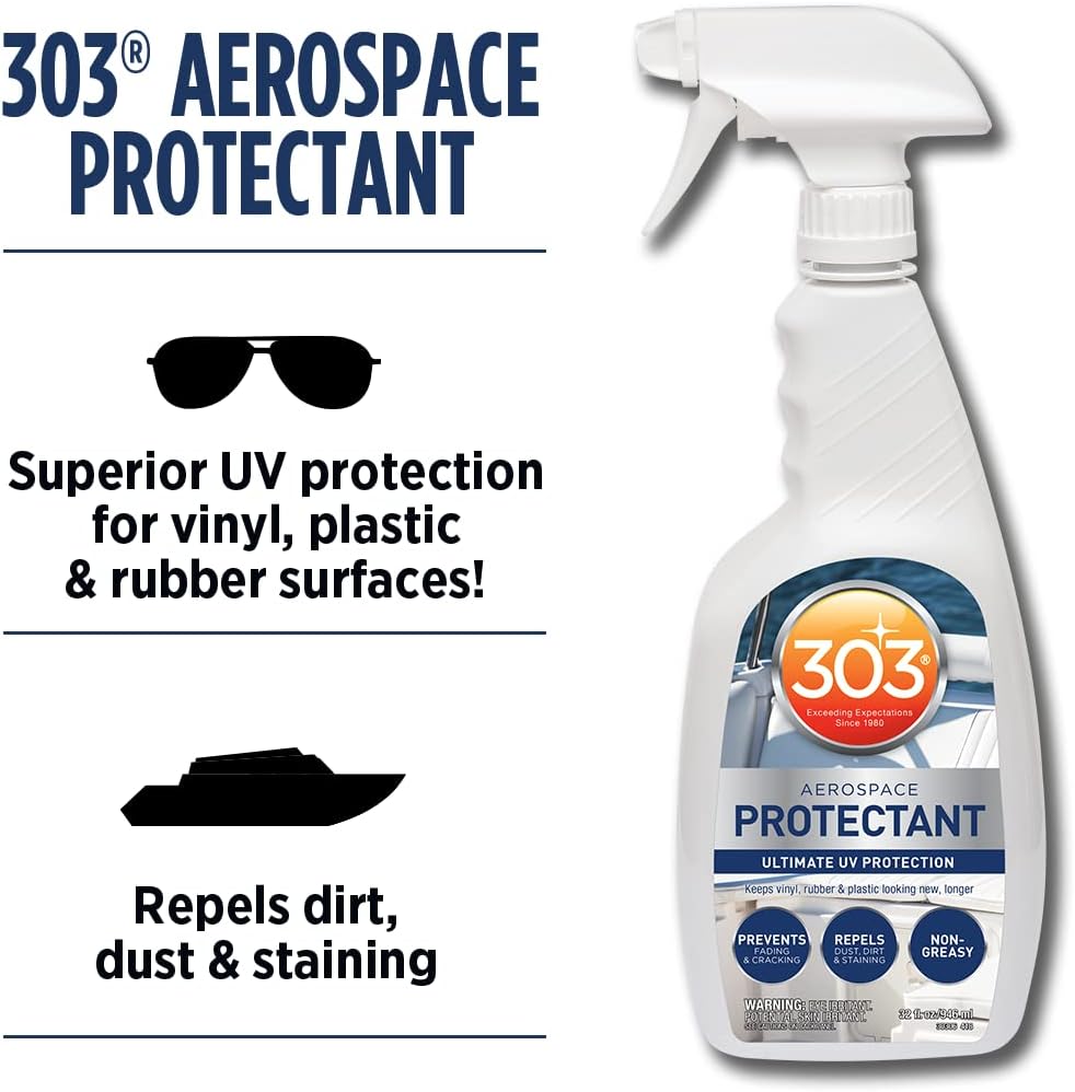 303 Products Aerospace Protectant Size: 32 Oz | Provides UV protection for marine vinyl and surfaces while helping prevent fading, cracking, and staining. - Image 2