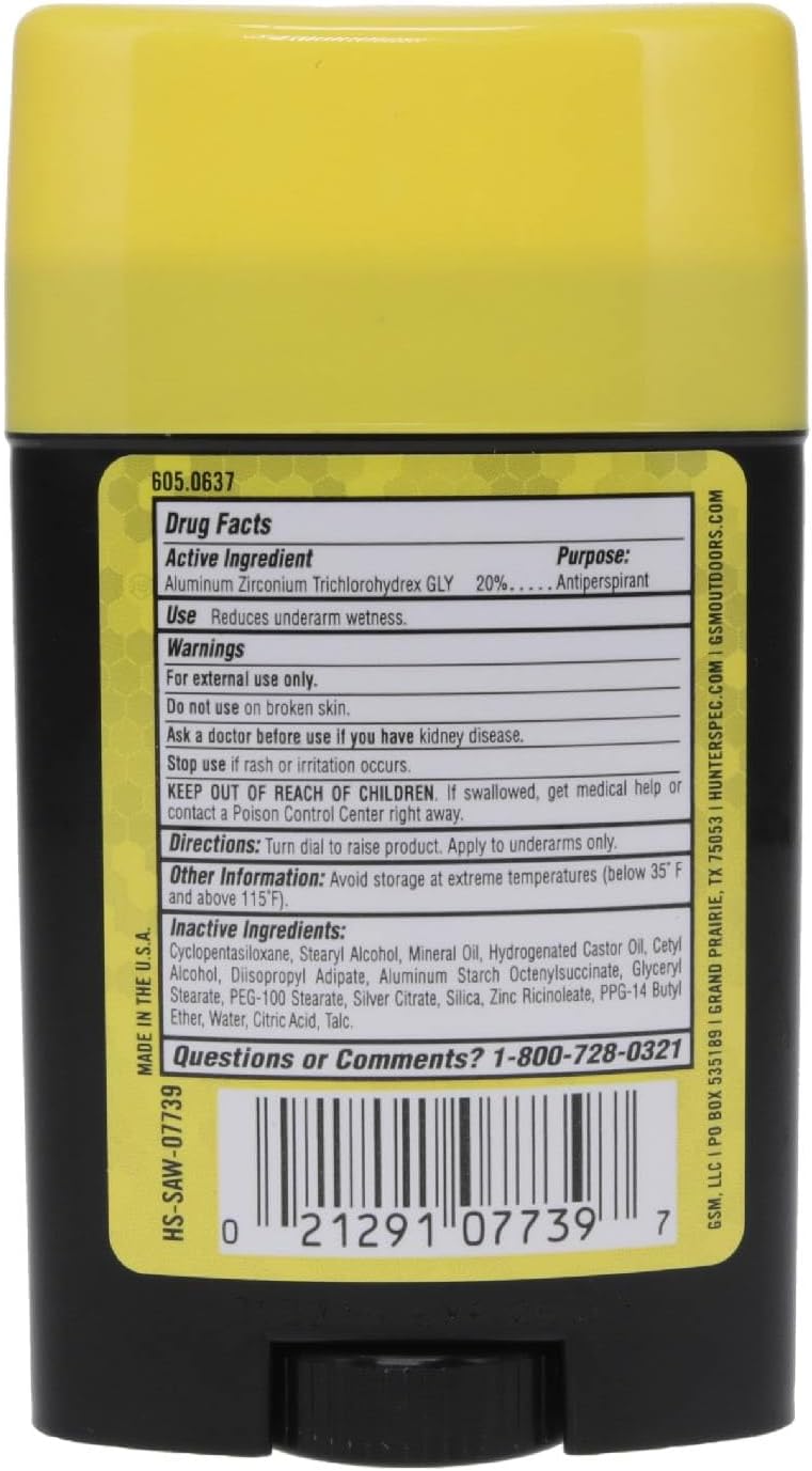 Hunters Specialties Scent-A-Way MAX Odorless Antiperspirant for Hunters, Trappers, Anglers, and Campers, 2.25 Oz - Image 4