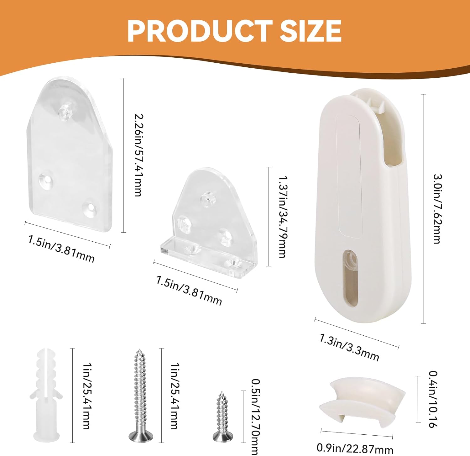 2 Sets Universal Shade Blind Cord Tension Device for Window Blinds,Fit for Hunter Douglas, Levelor, Graber & More for Required on Shades Traversing Panels and Window Treatment - Image 7