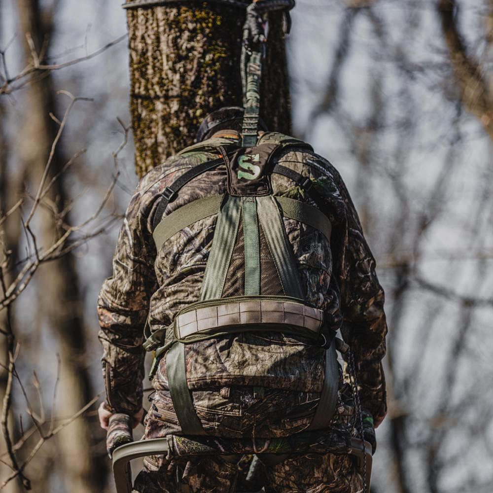 Summit Treestands Men's Pro Safety Harness, Large, Green, Model: SU83082 - Image 7