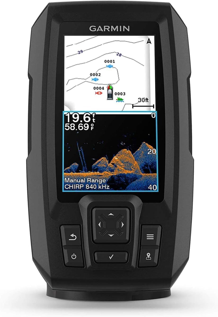 Garmin Striker Vivid 4cv Fishfinder with Transducer - 4-inch LCD Display - Easy-to-Use Scanning Sonar - Color Palettes, 11.2 Ounces (010-02550-00) - Image 2