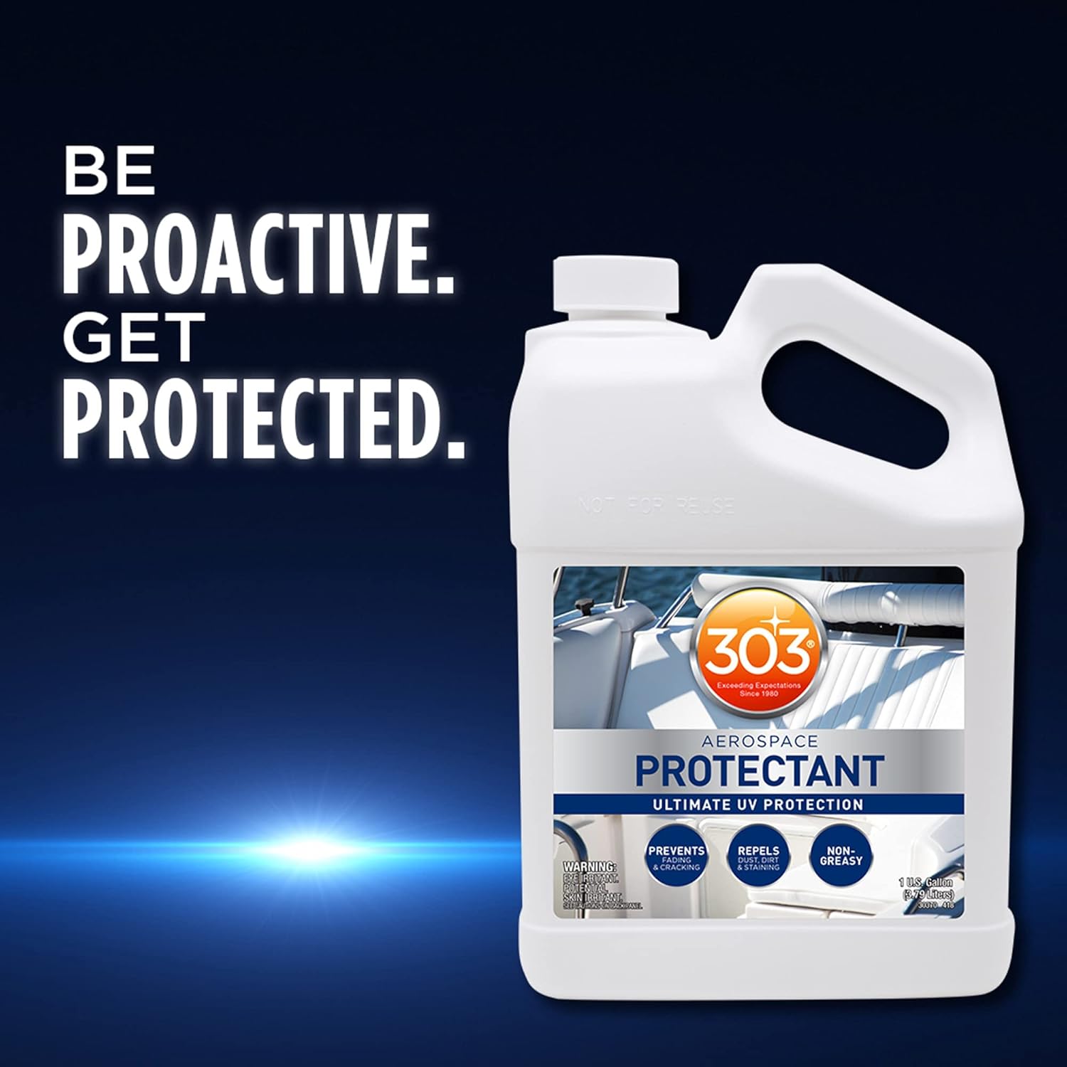 303 Marine Aerospace Protectant for Boat Vinyl, 1 Gallon | Provides UV protection for marine vinyl and surfaces while helping prevent fading, cracking, and staining. - Image 5