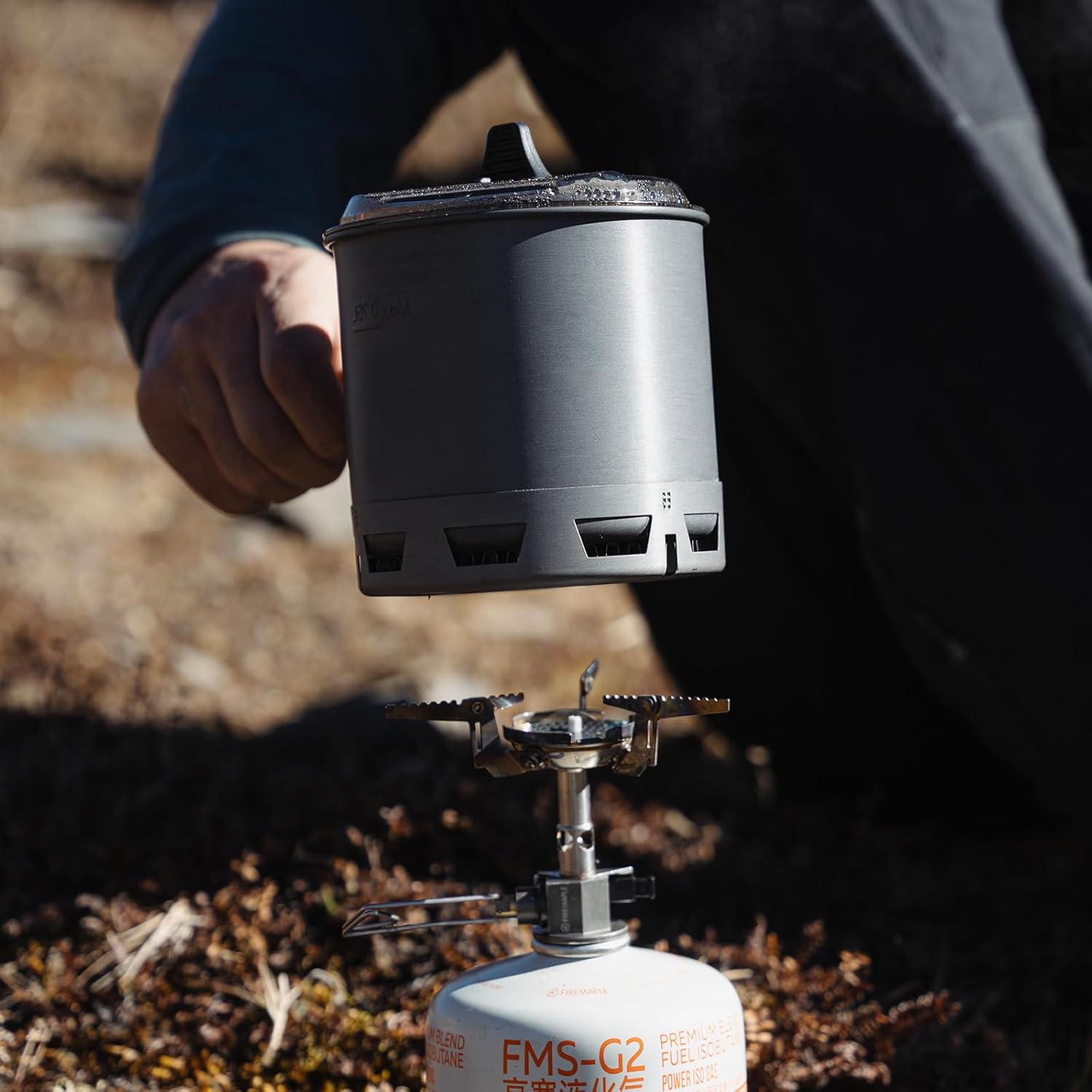 Fire-Maple Petrel Ultralight Pot- High Efficiency Aluminum Camping and Backpacking Pot with Heat-Proof Handle, Portable and Compact - Image 7
