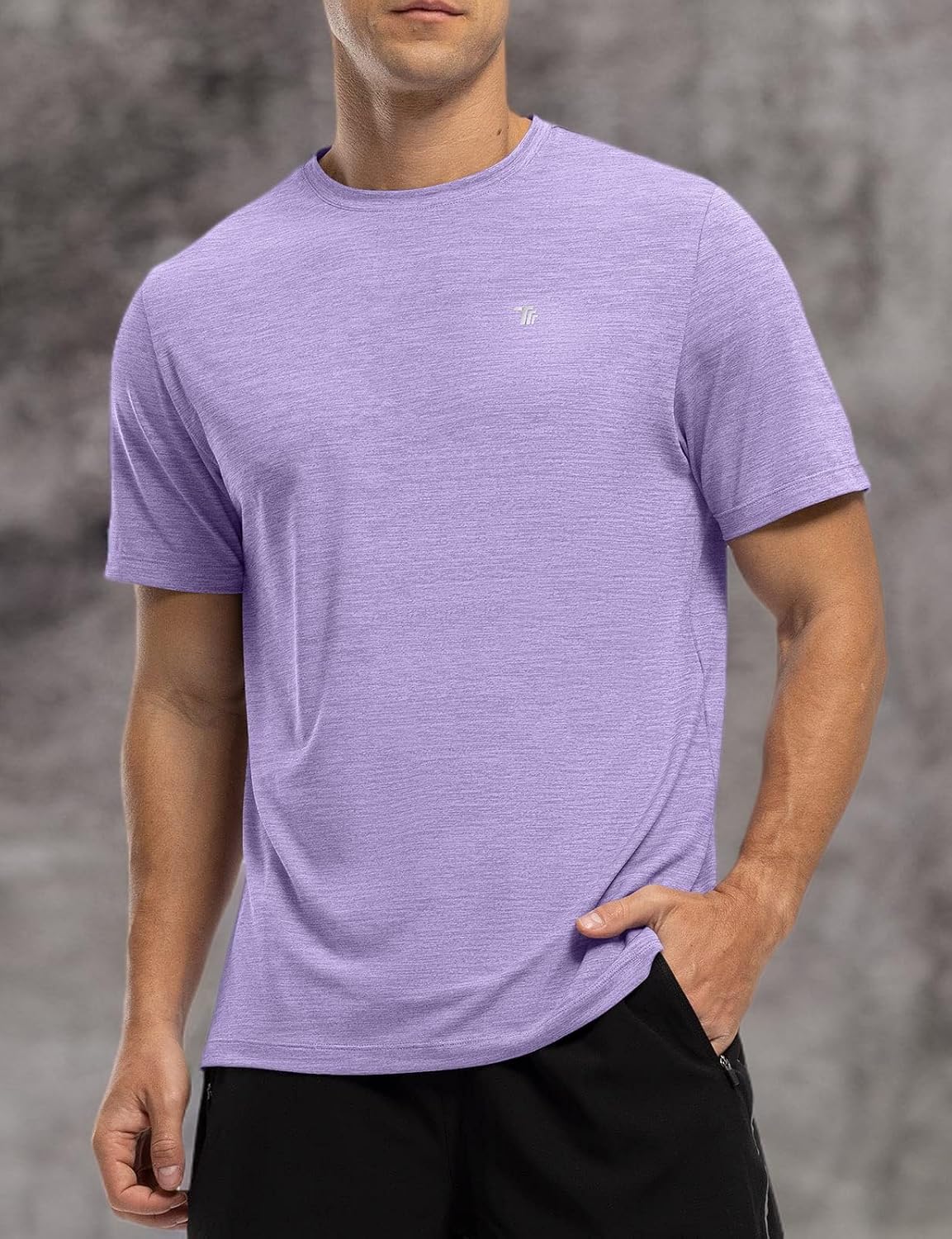 Rdruko Men's Dry Fit Workout Shirts Moisture Wicking Short Sleeve Athletic Running Gym Active T Shirts - Image 8