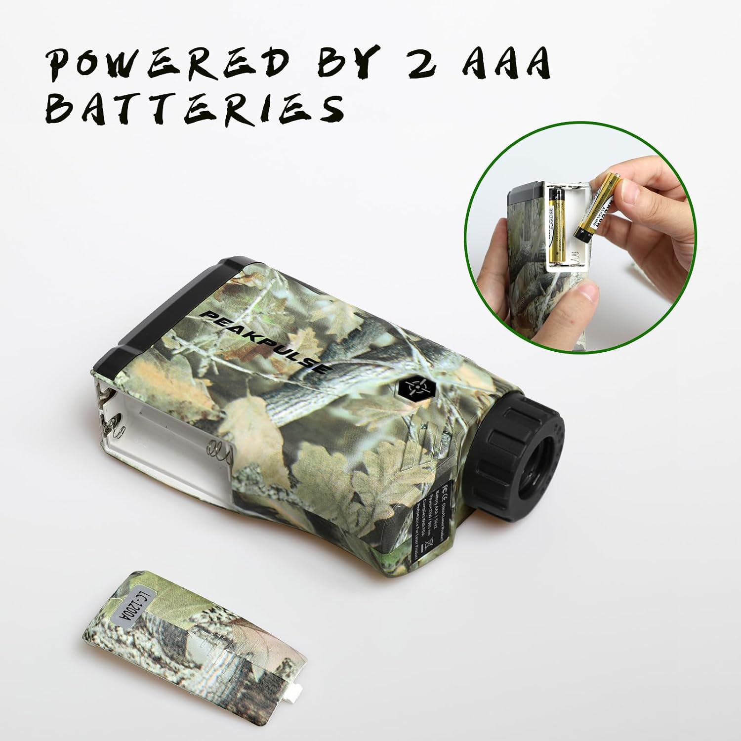 PEAKPULSE Hunting Range Finder 1400Yds - 6X Zoom, Angle Compensation, IP54 Waterproof for Deer & Bow Hunter - Image 8