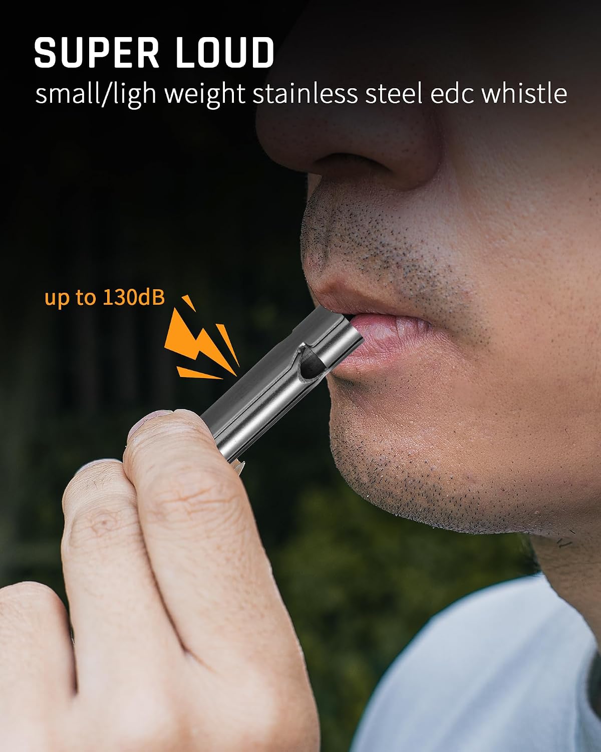 TISUR Loud Emergency Whistles,130db+ Lifeguard Safety Whistle Keychain for Surviva Camping Hiking dog whistle - Image 5