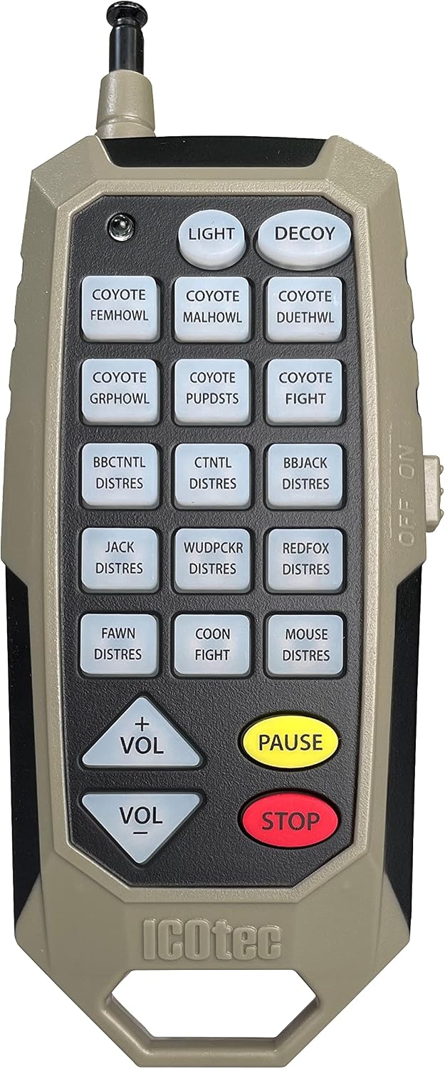 Icotec 300+ Predator Call - Great for Coyote Hunting, Fox Hunting, and All Predator Hunting. 300-yard Remote Range. - Image 2