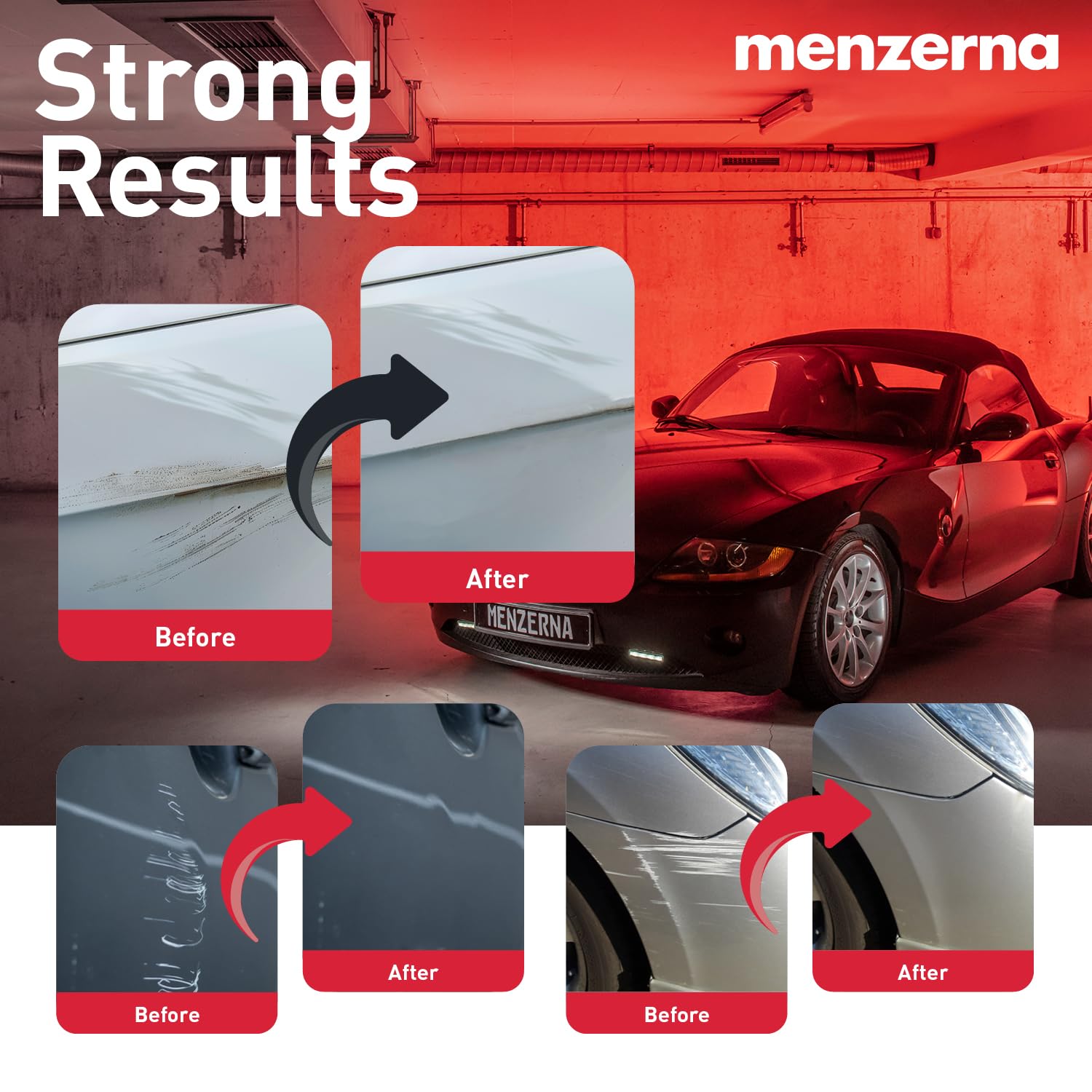 menzerna Polishing Set 8oz – HCC1000, MCC2500 & 3800 | 3-Step System for Scratch Removal, Swirl Elimination & Mirror-Like Finish - Image 7