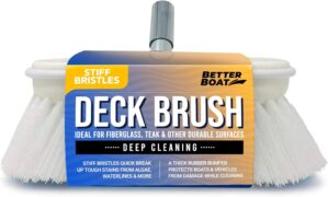 Stiff Boat Deck Brush, Heavy-Duty M...