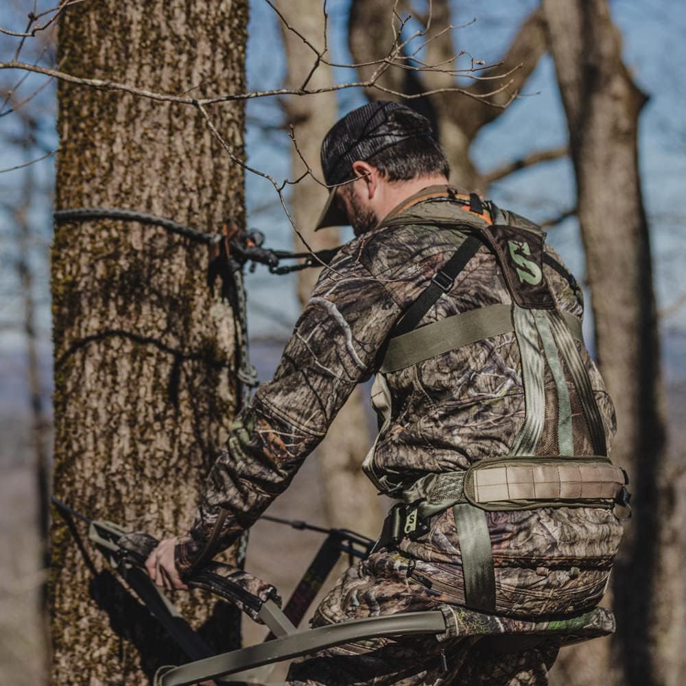 Summit Treestands Men's Pro Safety Harness, Large, Green, Model: SU83082 - Image 6