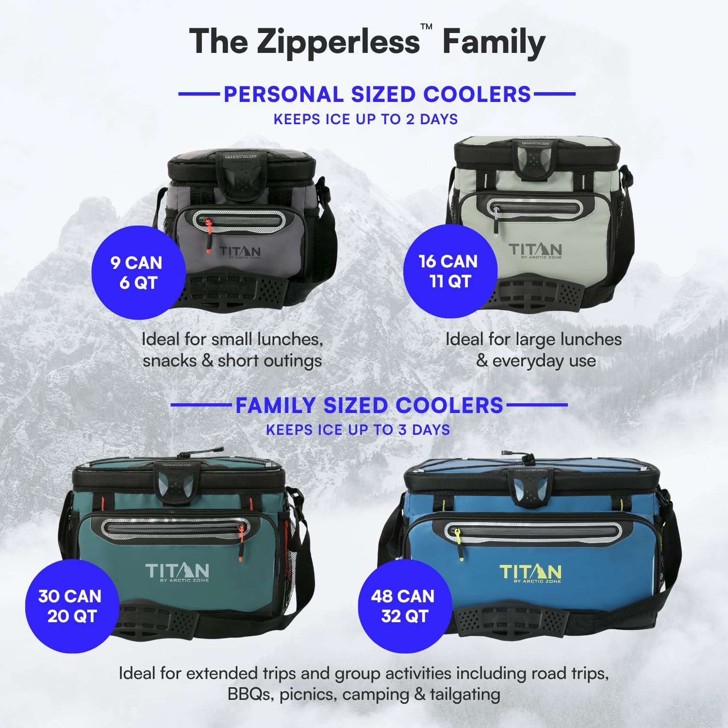 Titan by Arctic Zone Deep Freeze Cooler - Zipperless Hardbody Cooler - Deep Freeze Insulation, HardBody Liner, and SmartShelf - Image 8