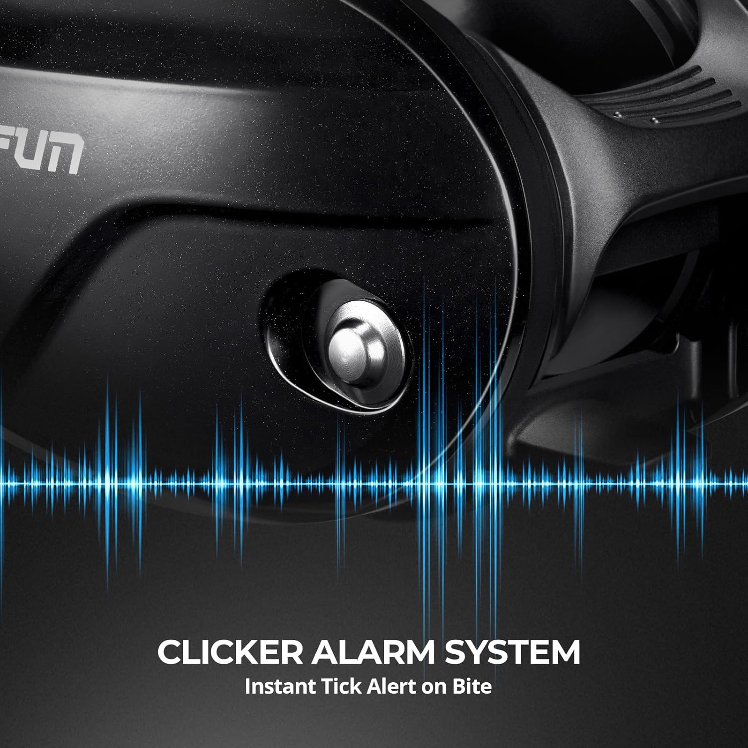 Piscifun Alinox 400 Baitcaster Fishing Reel, 38Lbs Max Drag Aluminum Alloy Frame Baitcasting Reel, Available in 6.6:1/8.1:1 Gear Ratio, Freshwater and Saltwater Low Profile Casting Reel for Musky - Image 5