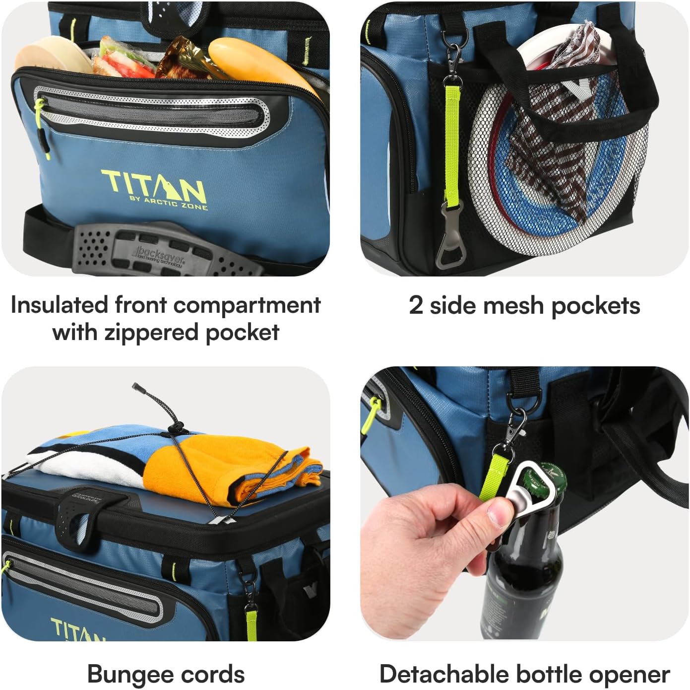 Titan by Arctic Zone Deep Freeze Cooler - Zipperless Hardbody Cooler - Deep Freeze Insulation, HardBody Liner, and SmartShelf - Image 5