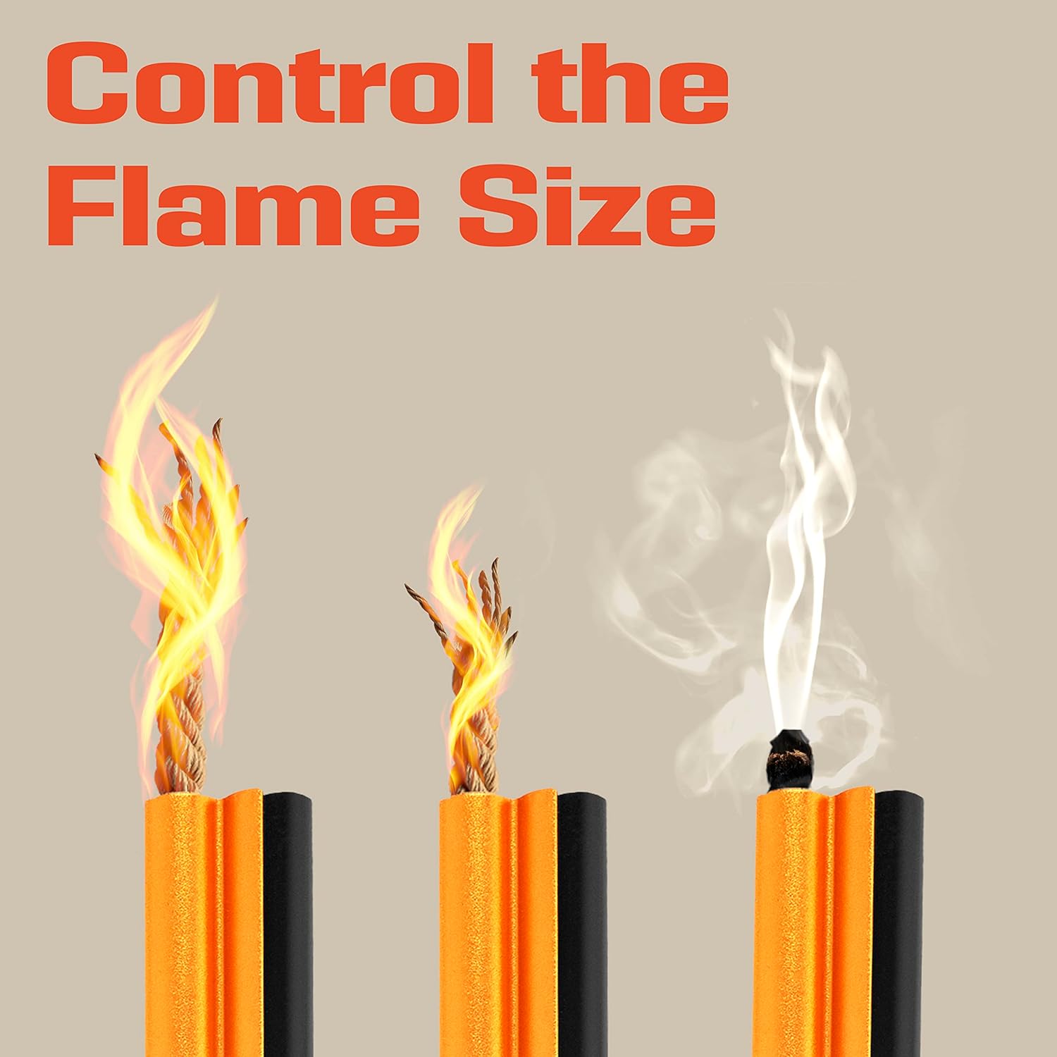 Fire Starter Survival Tool - All-in-One Flint and Steel Fire Starter Kit - Ferro Rod Fire Starter with 36" Waterproof Tinder Wick Rope and Steel Fire Striker - Patented Firestarter | Prepared4X - Image 4