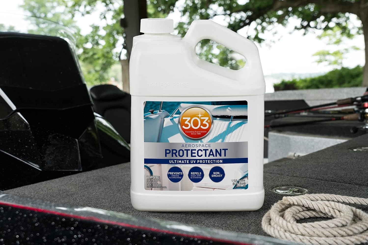 303 Marine Aerospace Protectant for Boat Vinyl, 1 Gallon | Provides UV protection for marine vinyl and surfaces while helping prevent fading, cracking, and staining. - Image 8