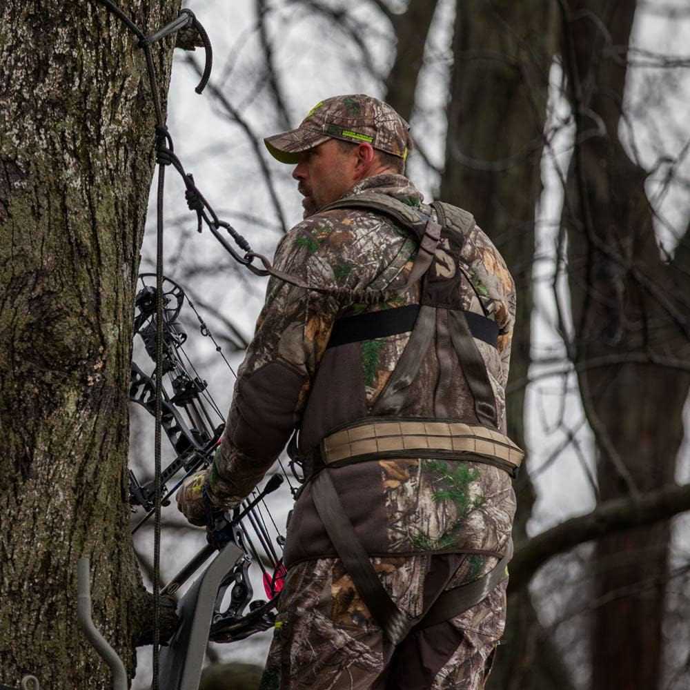 Summit Treestands Men's Pro Safety Harness, Large, Green, Model: SU83082 - Image 4
