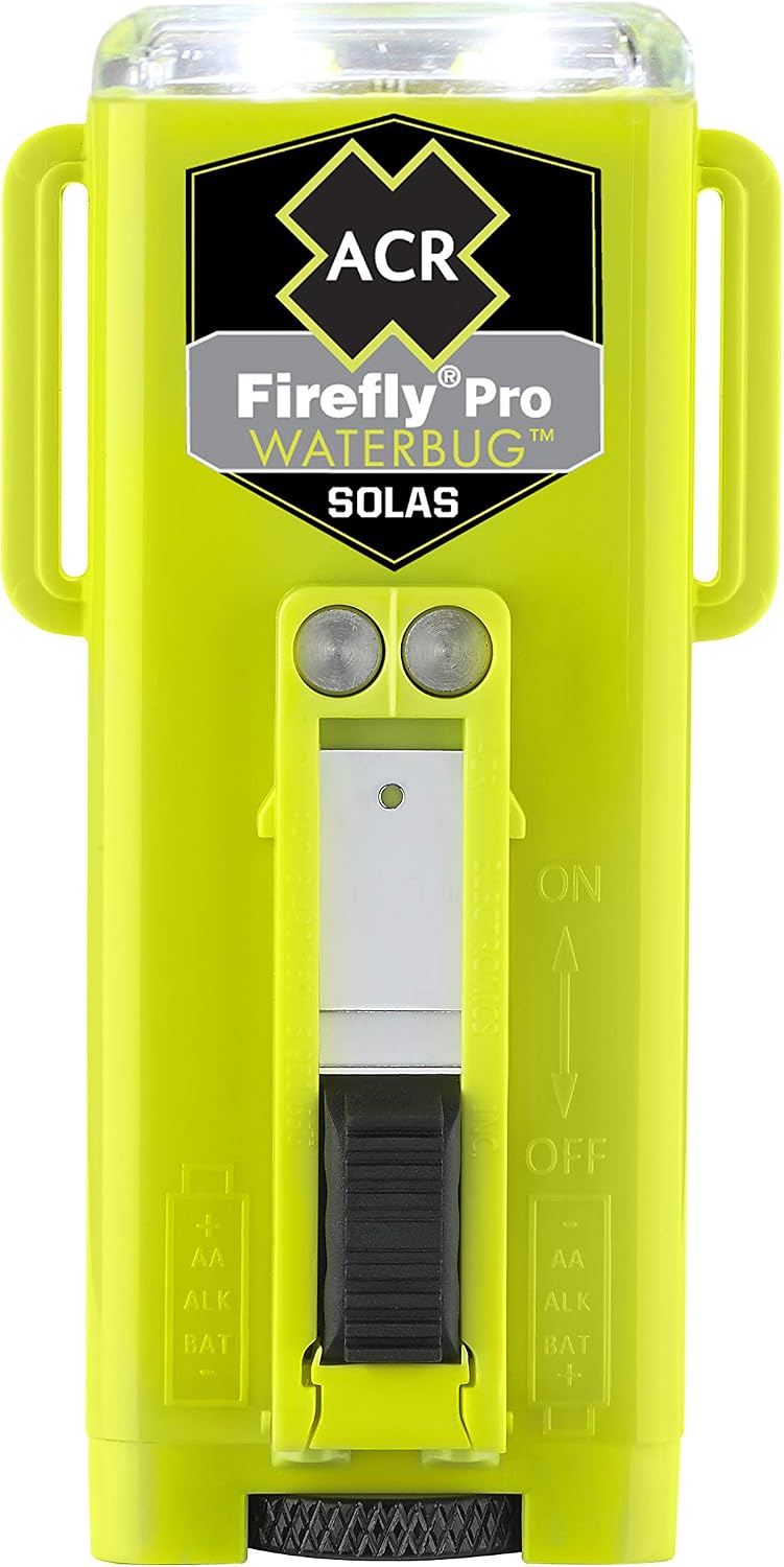 ACR GlobalFix V5 AIS EPIRB with ResQLink View RLS PLB Survival Kit with USCG Approved ResQFlare E-Flare, Ditchbag, Strobe Light, Hemilight Lifevest Light, USCG Whistle & Signal Mirror - 2341.1 - Image 5