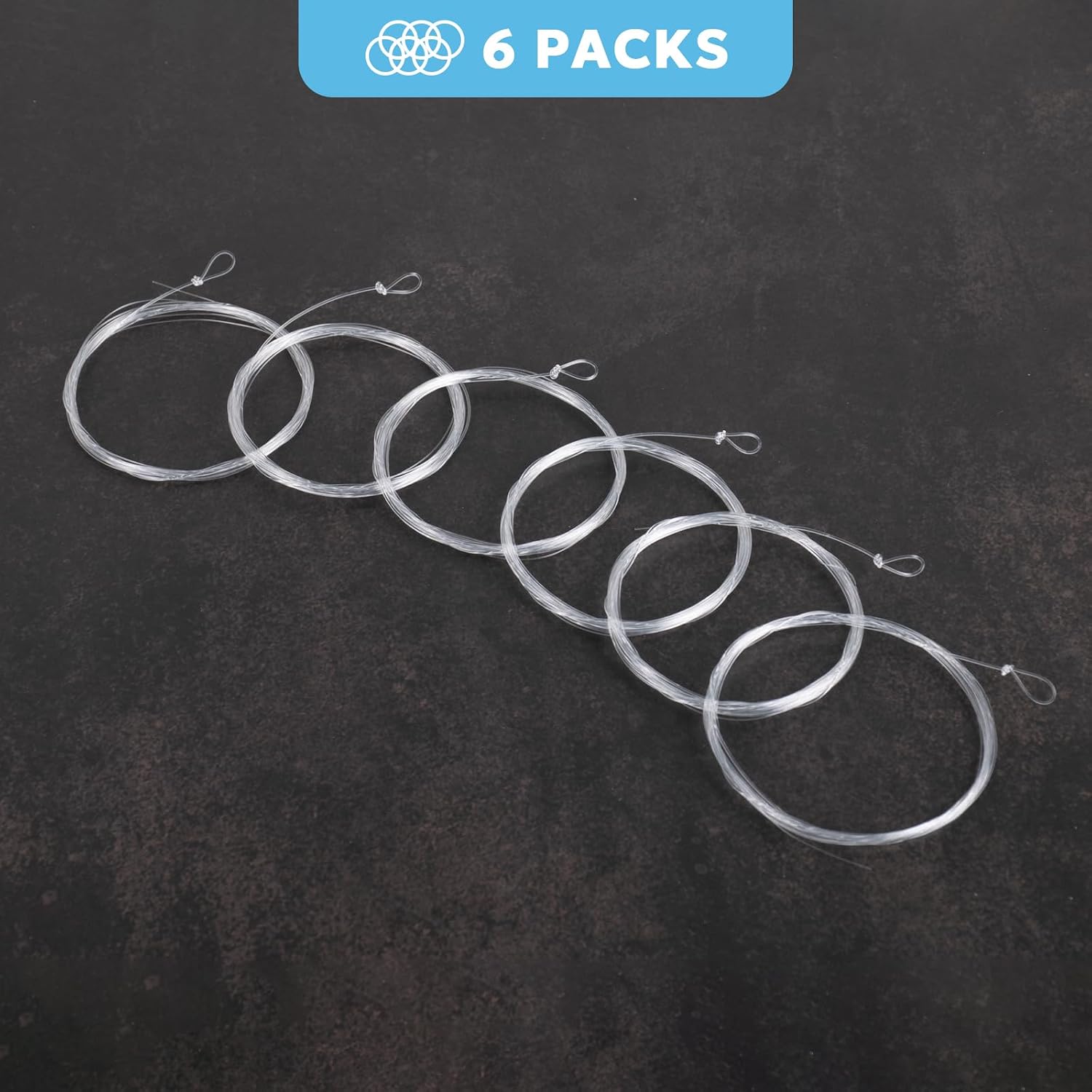 SF Pre-Tied Loop Fly Fishing Tapered Leader Nylon Clear Trout Freshwater Saltwater Bonefish Permit Bass Salmon Steelhead 7.5FT 9FT 10FT 12FT 15FT 0X 1X 2X 3X 4X 5X 6X 7X - Image 7