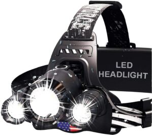 DanForce Headlamp. USB Rechargeable...