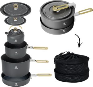 Alocs Camping Cookware Set – ...