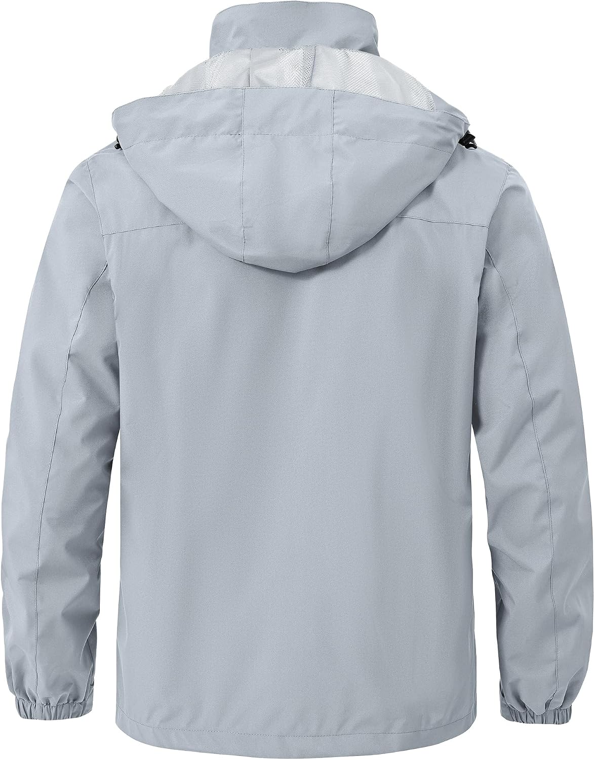 Zoofly Mens Hiking Jacket Waterproof with Hood Lightweight Windbreaker for Outdoor Travel - Image 7