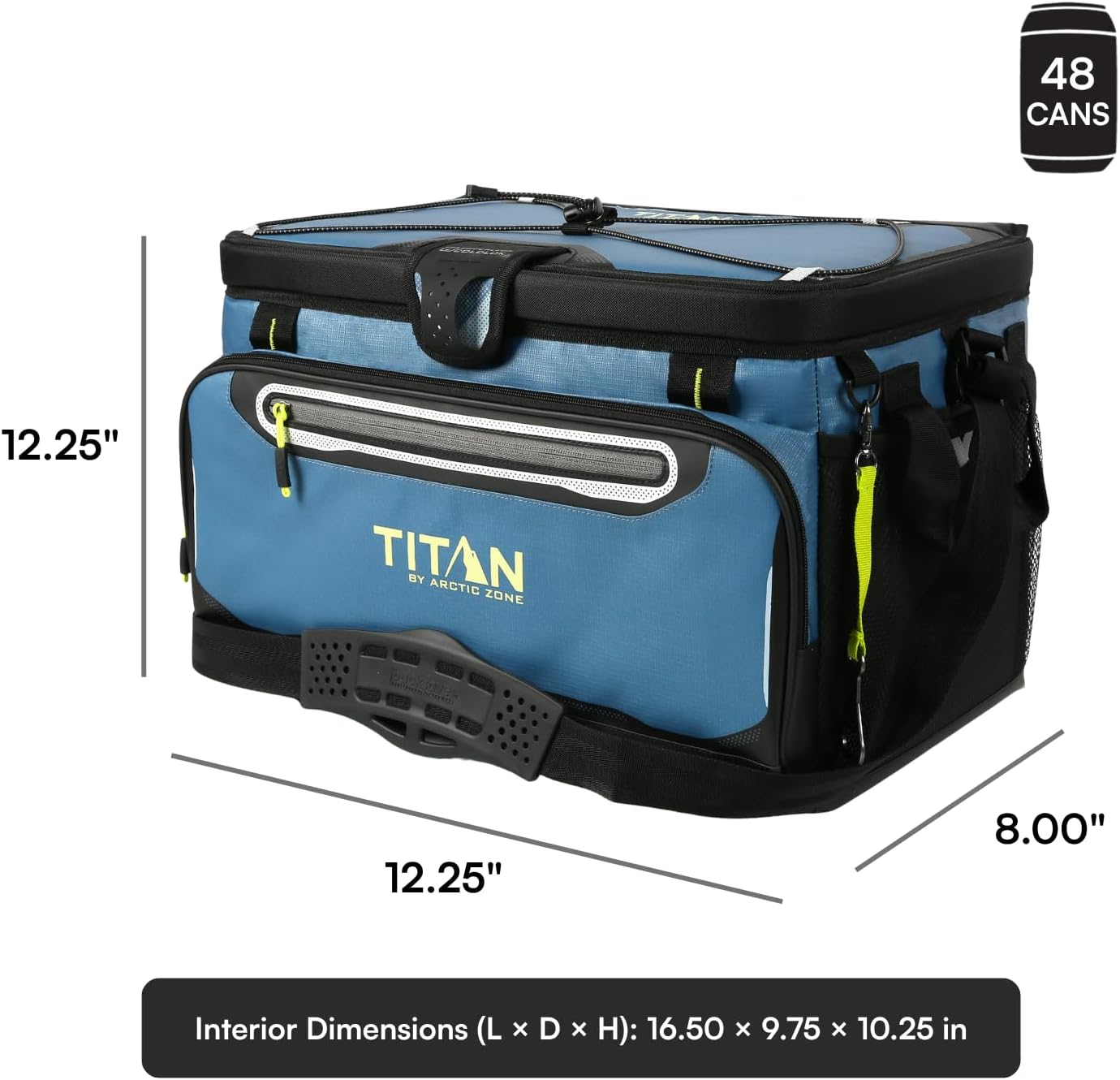 Titan by Arctic Zone Deep Freeze Cooler - Zipperless Hardbody Cooler - Deep Freeze Insulation, HardBody Liner, and SmartShelf - Image 7