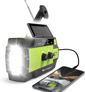 Emergency Crank Weather Radio, 1480...