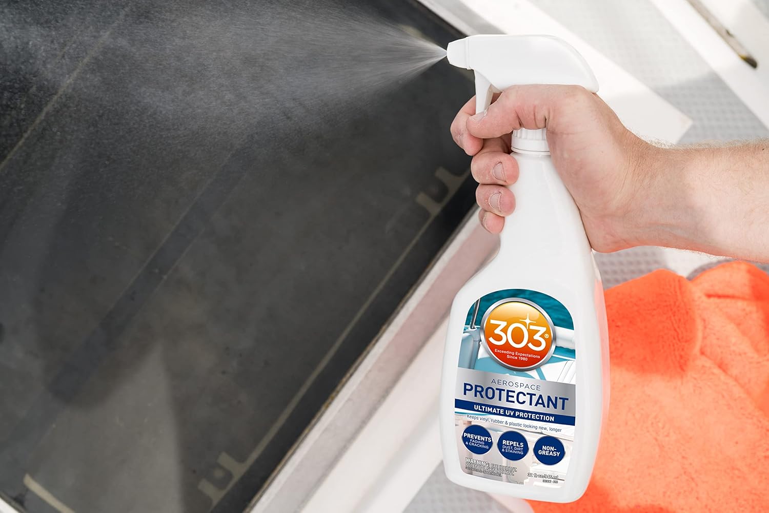 303 Products Aerospace Protectant Size: 32 Oz | Provides UV protection for marine vinyl and surfaces while helping prevent fading, cracking, and staining. - Image 7
