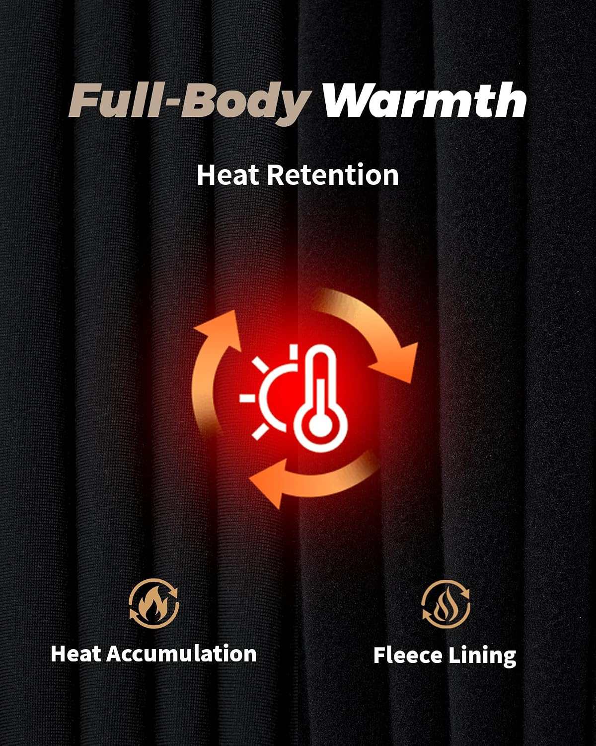 WEERTI Thermal Underwear for Men Long Johns with Fleece Lined Base Layer Men Cold Weather Top Bottom - Image 3