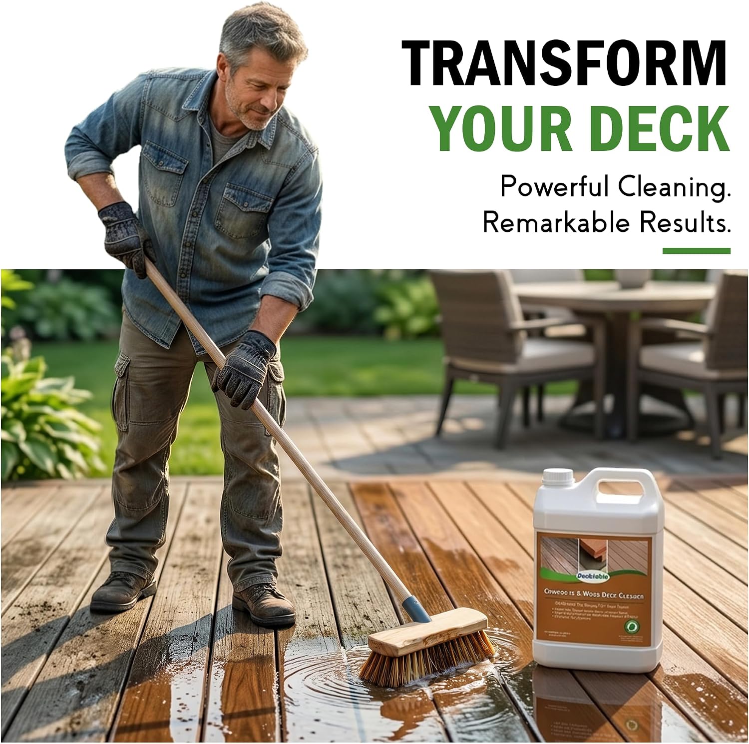 DeckMAX Concentrated Composite & Wood Deck Cleaner - Nation’s Leading Wood & Composite Deck Cleaner Recommended by Manufacturers, Distributors & Contractors - Image 7
