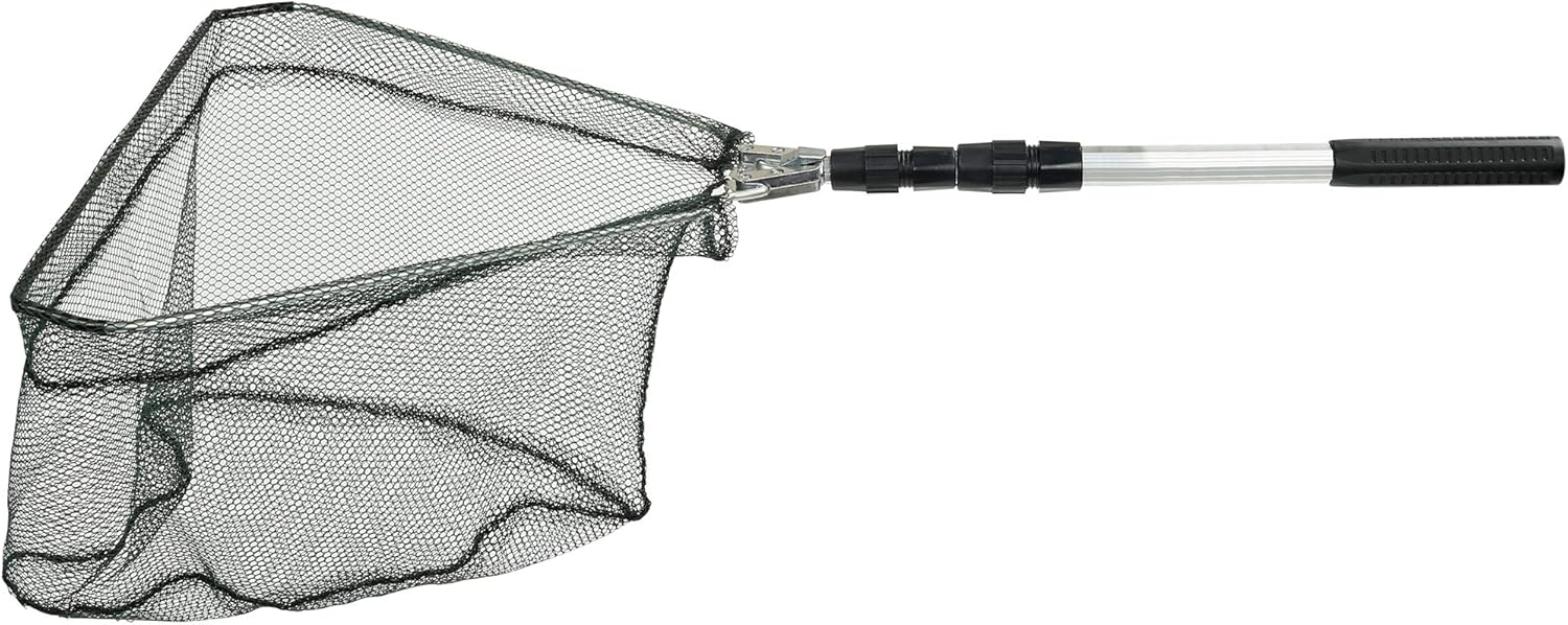 RESTCLOUD Fishing Landing Net with Telescoping Pole Handle, Fishing net Freshwater for Kids Men Women, Extend to 40-63 Inches - Image 2