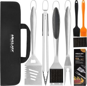 grilljoy 8PCS BBQ Grill Tools Set w...