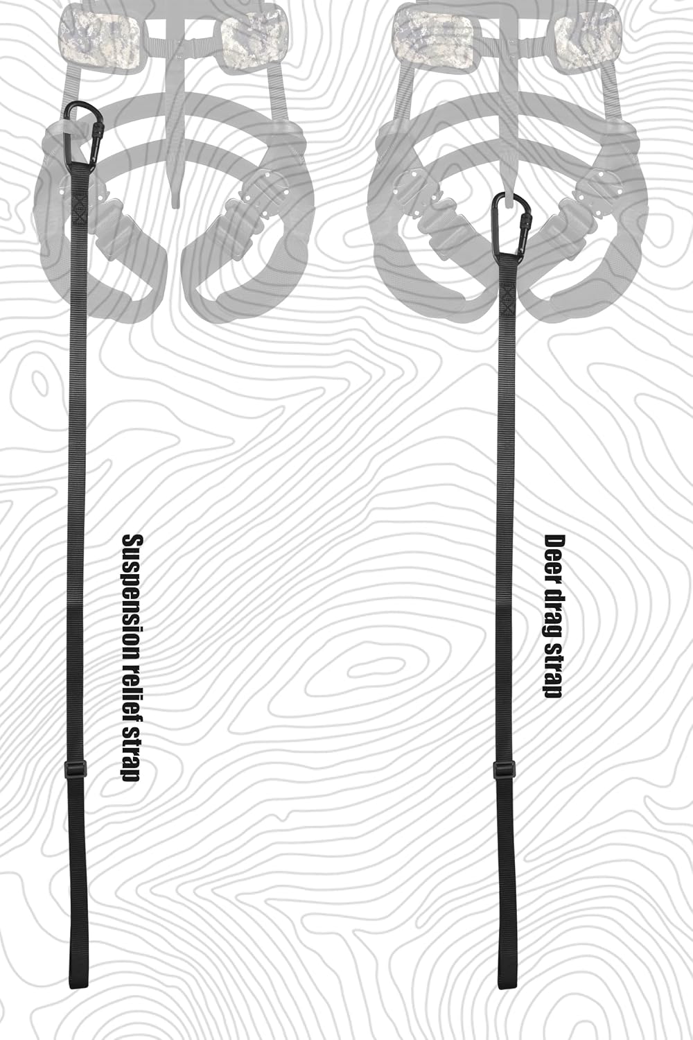 QOGIR Tree Stand Harness, Lightweight Hunter Safety Harness for Tree-Stand Hunting, Adjustable Tree Stand Safety Harness - Image 5