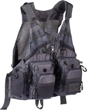 BASSDASH Strap Fishing Vest Adjusta...
