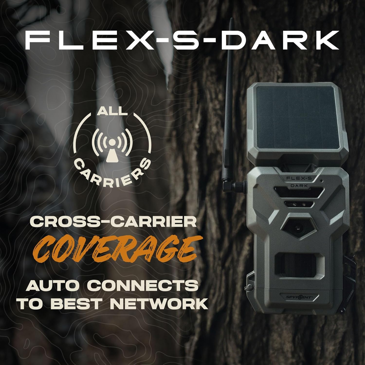 SPYPOINT Flex-S-Dark Ultimate Pack with SD Card + LIT-22 - Solar Cellular Trail Camera – Built-in Solar Panel, 40MP Photos, 1080p Videos + Sound, No-Glow Game Camera, Night Vision, Trail Cam - Image 8