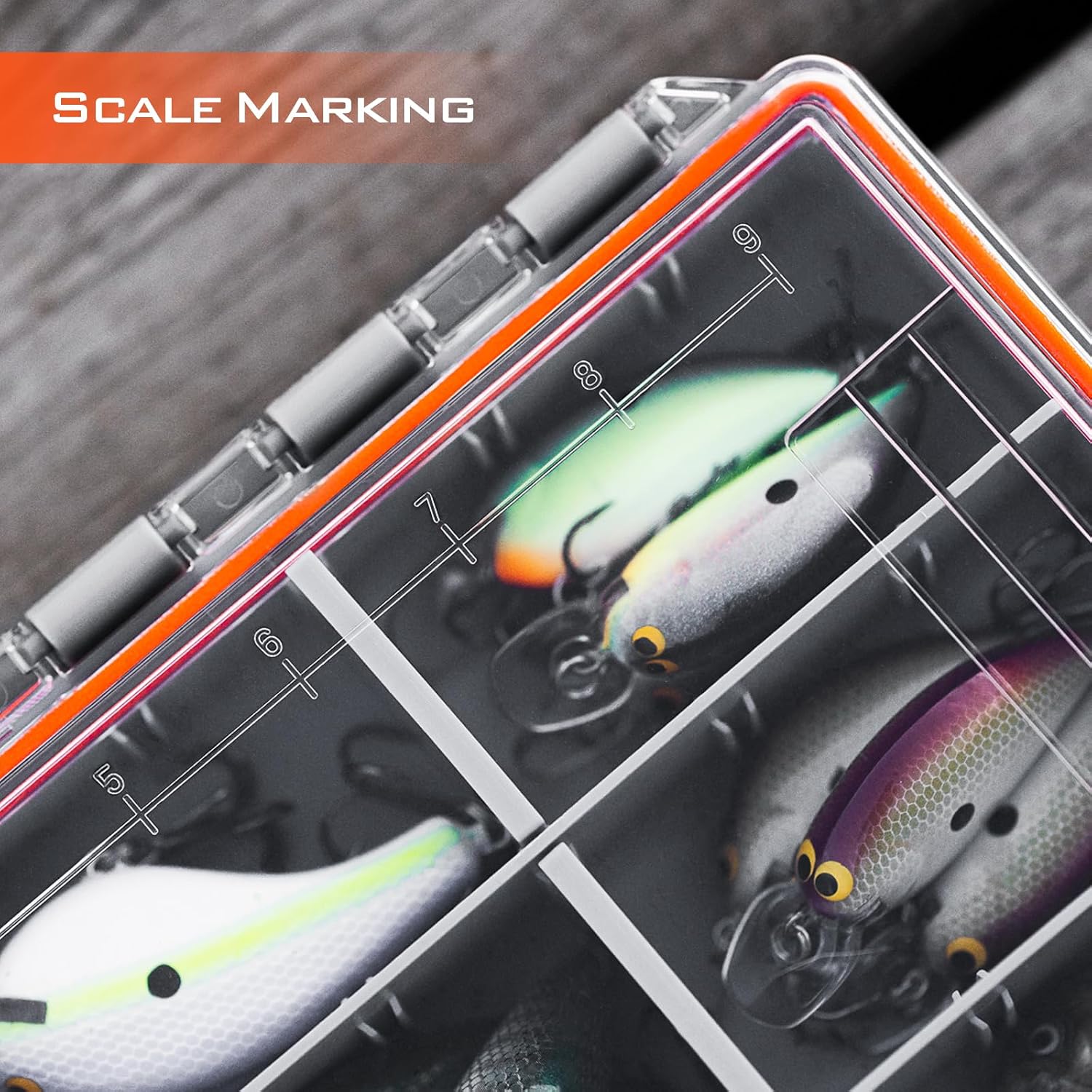 KastKing HyperSeal Waterproof Tackle Box, 3600 and 3700 Tackle Trays, Fishing Tackle Box Organizer with Removable Dividers, Lure Box and Terminal Tackle Storage - Image 4