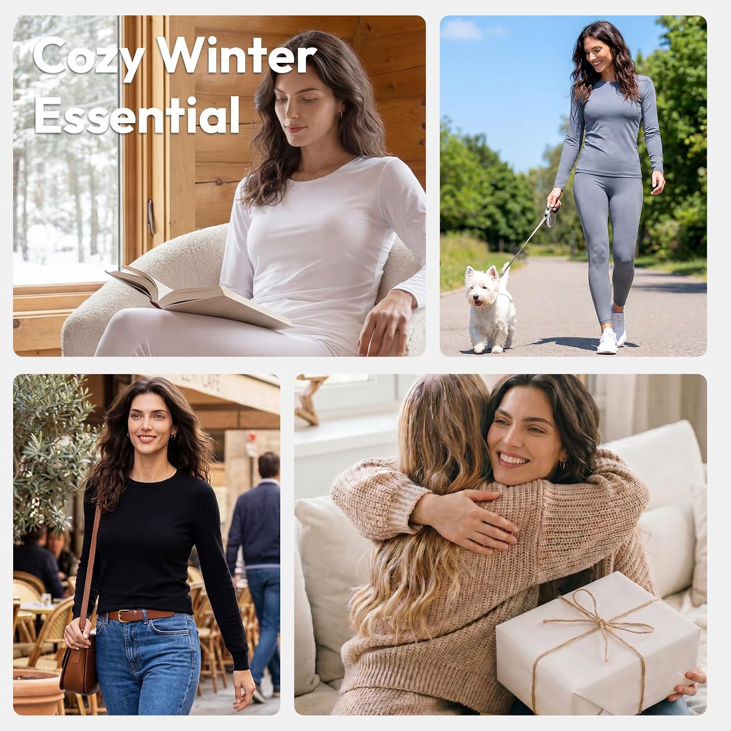 WEERTI Thermal Underwear for Women Long Johns with Fleece Lined Base Layer Women Cold Weather Top Bottom - Image 7