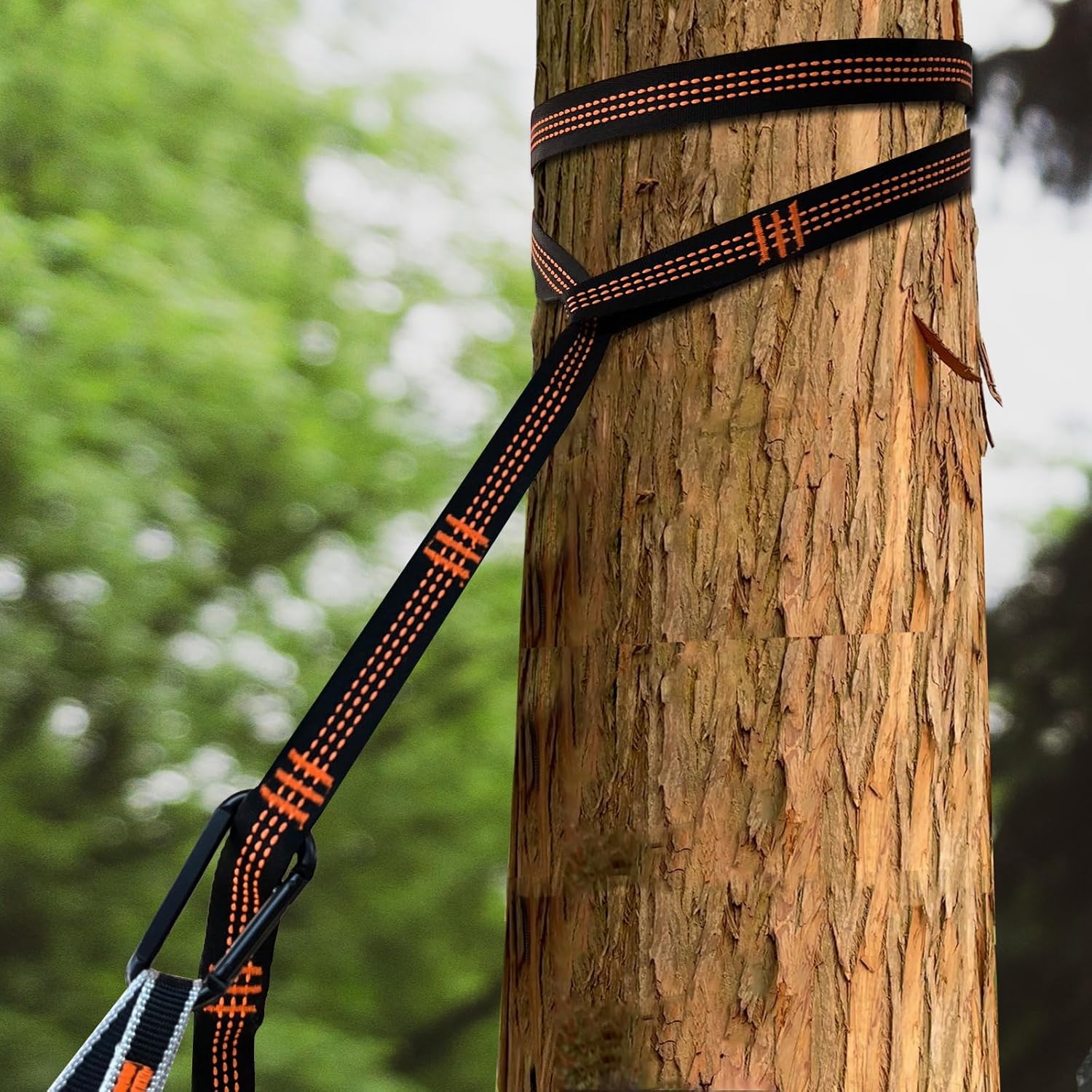 NATUREFUN Ultra-Light Travel Camping Hammock | 300kg Load Capacity,Breathable,Quick-Drying | 2 x Premium Carabiners,2 x Nylon Slings Included | Outdoor Indoor Garden - Image 7