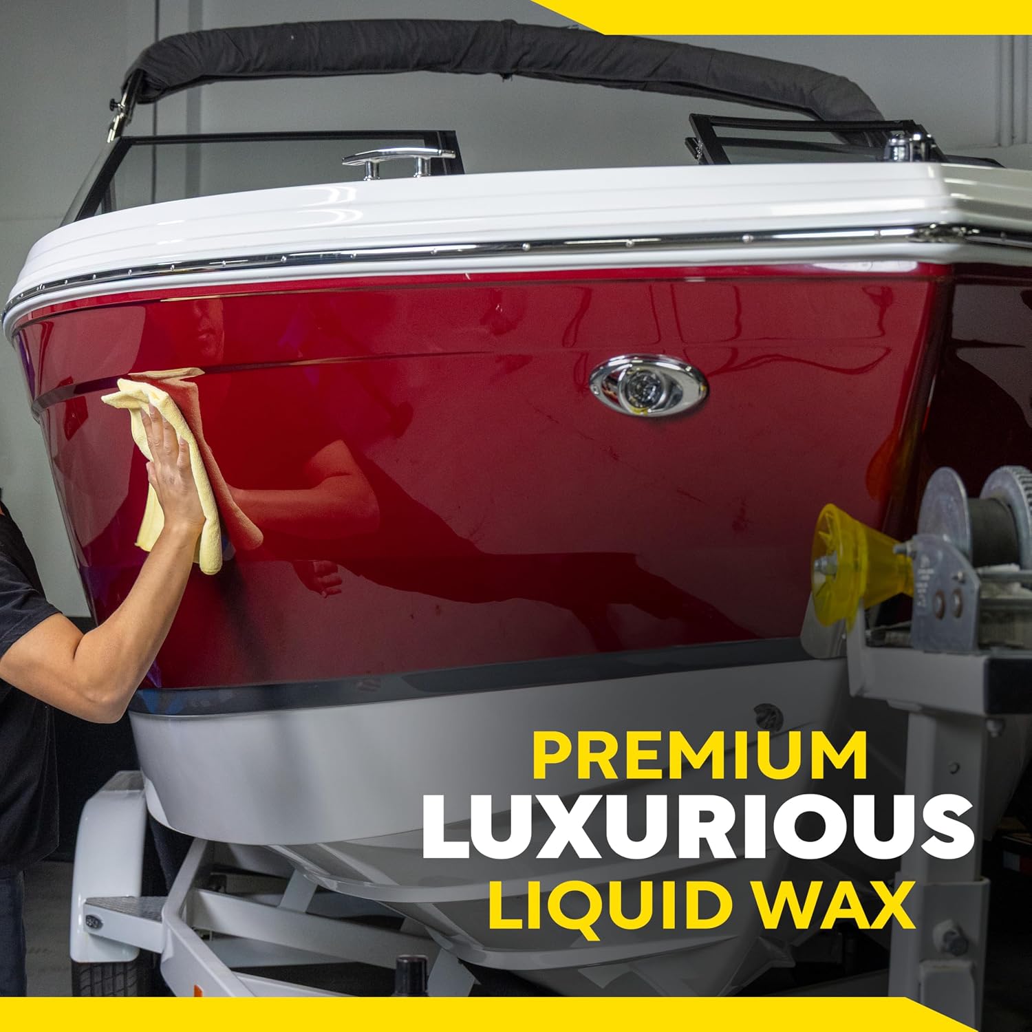 Meguiar's M4965 Marine/RV Fiberglass Restoration System, 3-Piece Marine Fiberglass Repair Kit Featuring Oxidation Remover for Boat Care Plus Boat Polish and Wax - Image 8