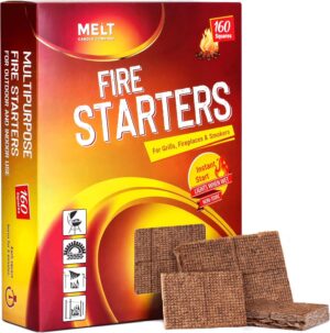 Fire Starter Squares, 160 pcs ̵...