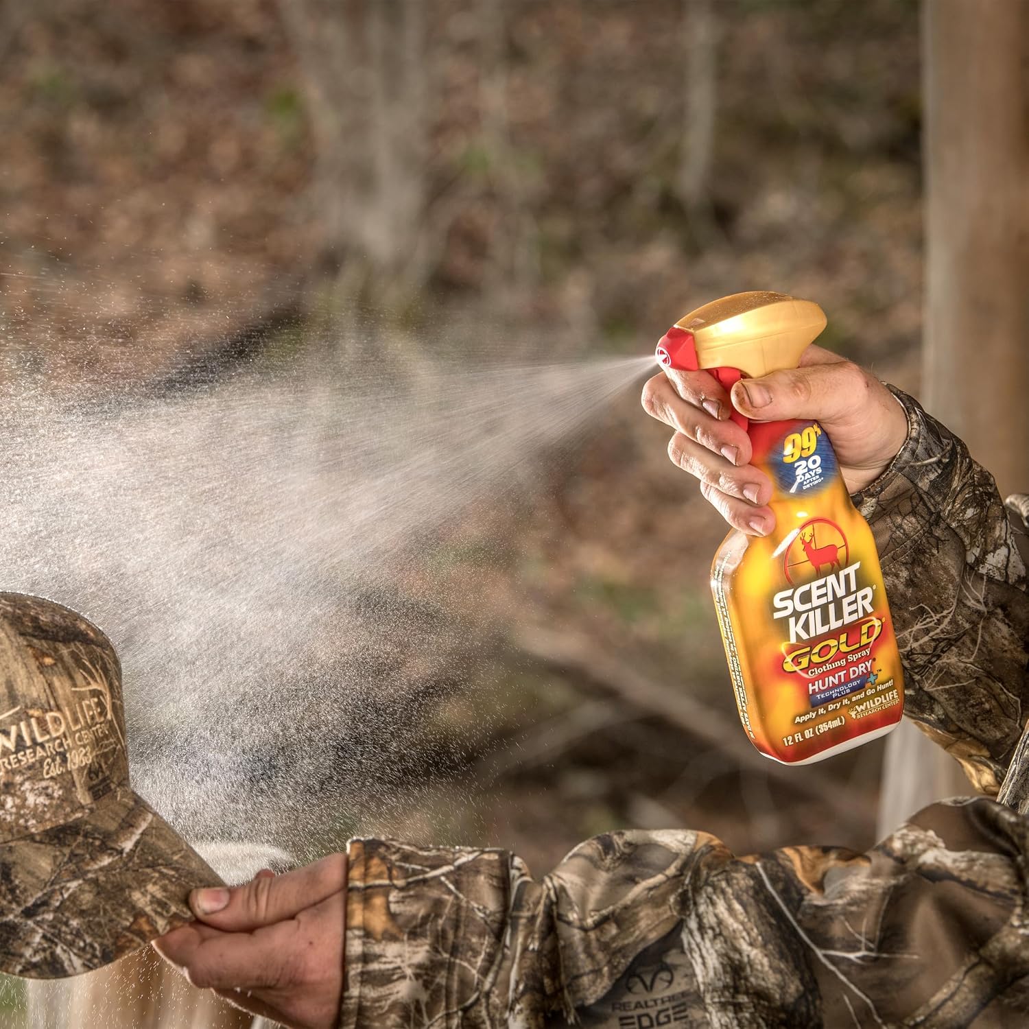 Wildlife Research Center Scent Killer Gold Spray & Refill (44 FL OZ) – Hunting Scent Eliminator with Hunt Dry Technology – Odor Prevention & Maximum Performance After Drying – Scent Control for Deer - Image 7