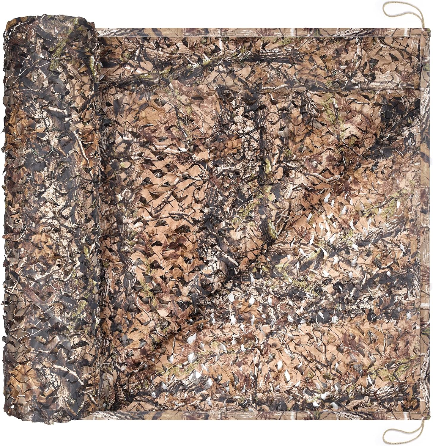 Camo Netting Camouflage Netting with Mesh Backing Military Camo Nets Sunshade Fence Tarp Net Lightweight Great for Duck Hunting Blind Shooting Photography