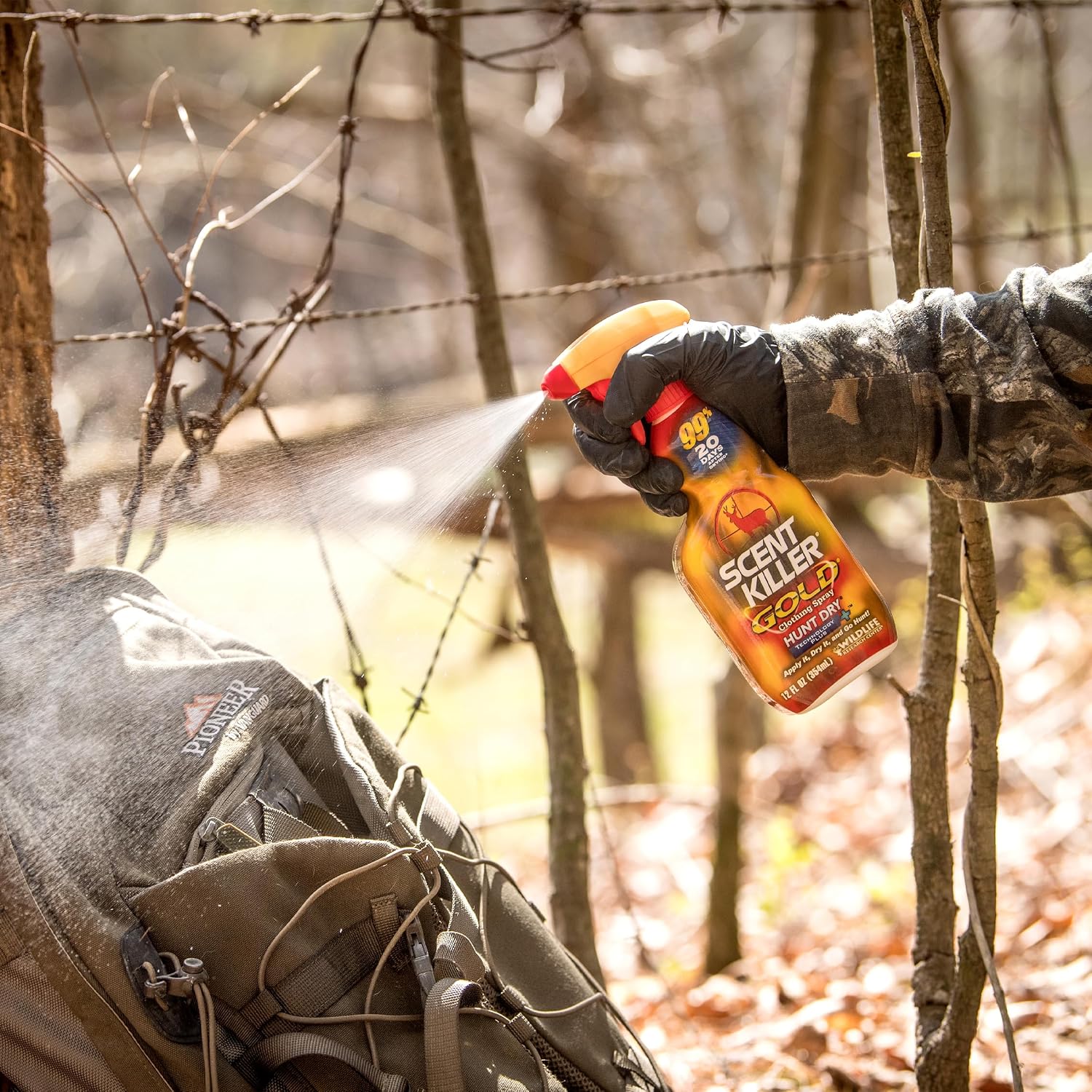 Wildlife Research Center Scent Killer Gold Spray & Refill (44 FL OZ) – Hunting Scent Eliminator with Hunt Dry Technology – Odor Prevention & Maximum Performance After Drying – Scent Control for Deer - Image 6