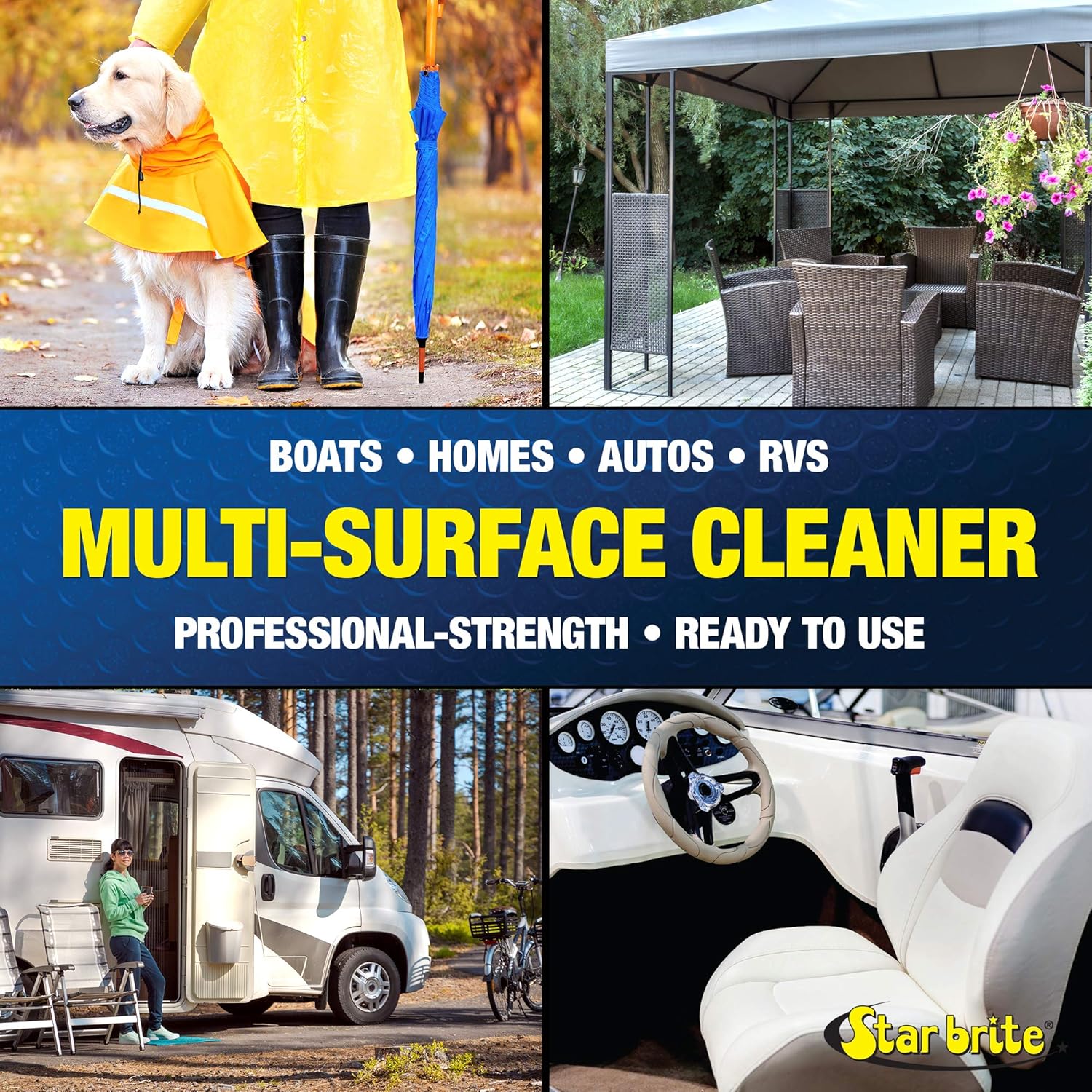 STAR BRITE Ultimate Vinyl Clean Spray - Multi-Surface Cleaner for Auto, RV, Home & Boat Upholstery - Vinyl, Rubber, Leather, Plastic + Interior & Exterior Trim 32 OZ (096232) - Image 3