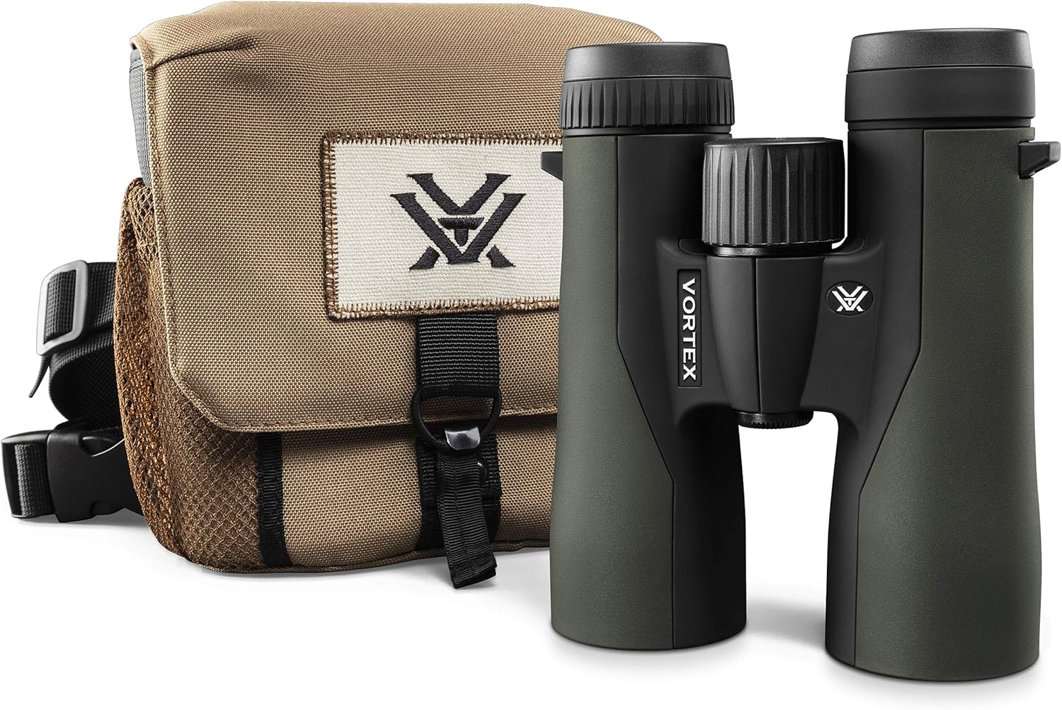 Vortex Crossfire HD 10x42 Binoculars | HD Optics, Tripod Adaptable, Waterproof, Fogproof, Shockproof, Included GlassPak Harness - Unlimited, Unconditional Warranty