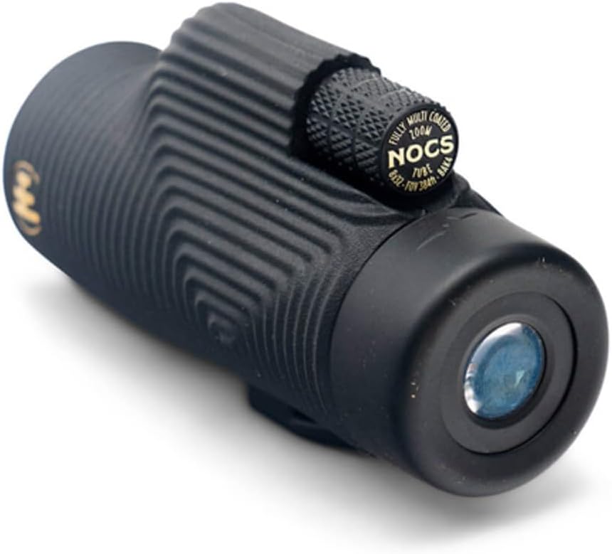 Nocs Provisions Zoom Tube 8x32 Monocular, 8X Magnification Telescope, Bak4 Prism, Wide Field of View for Bird Watching, Backpacking & Wildlife Viewing - Obsidian Black - Image 4