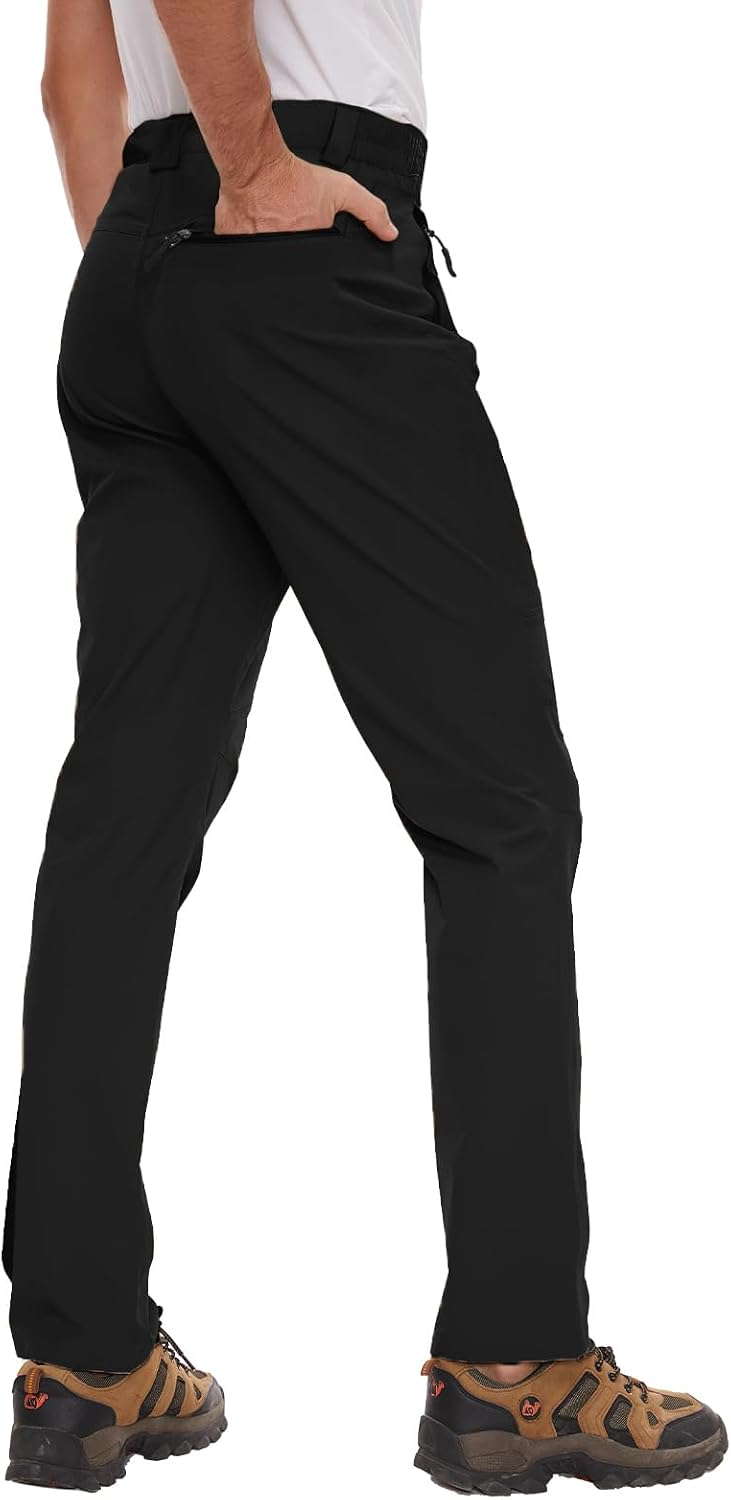 SEVEGO 30"/32"/34"/36"/38" Inseam Men's Tall Hiking Pants Quick Dry Outdoor Waterproof Golf Cargo Pants with 3 Pockets - Image 2