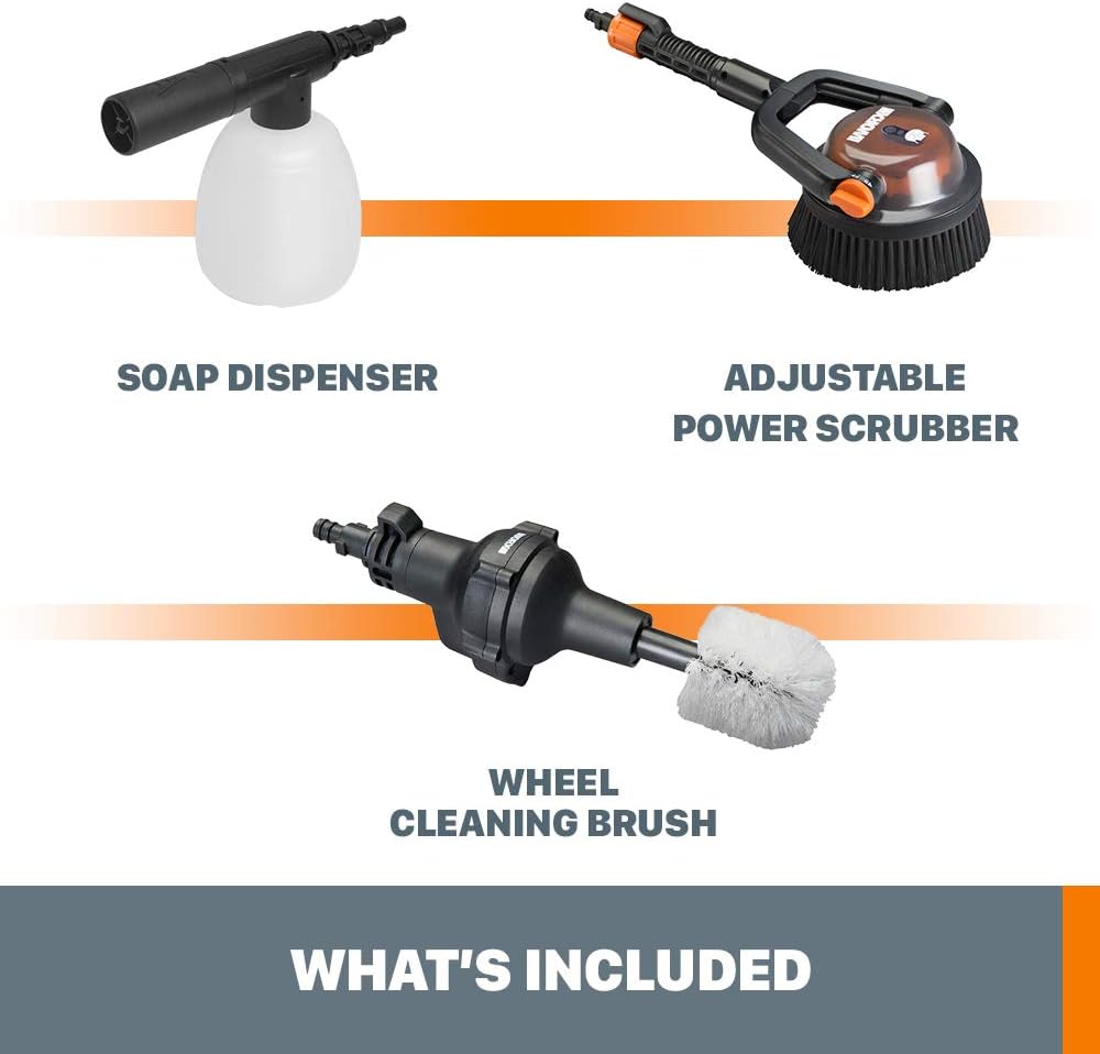 WORX Hydroshot Auto/Boat Cleaning Accessory Kit - WA4071 - Image 6